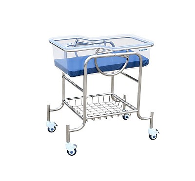 BABY CRIB STAINLESS STEEL